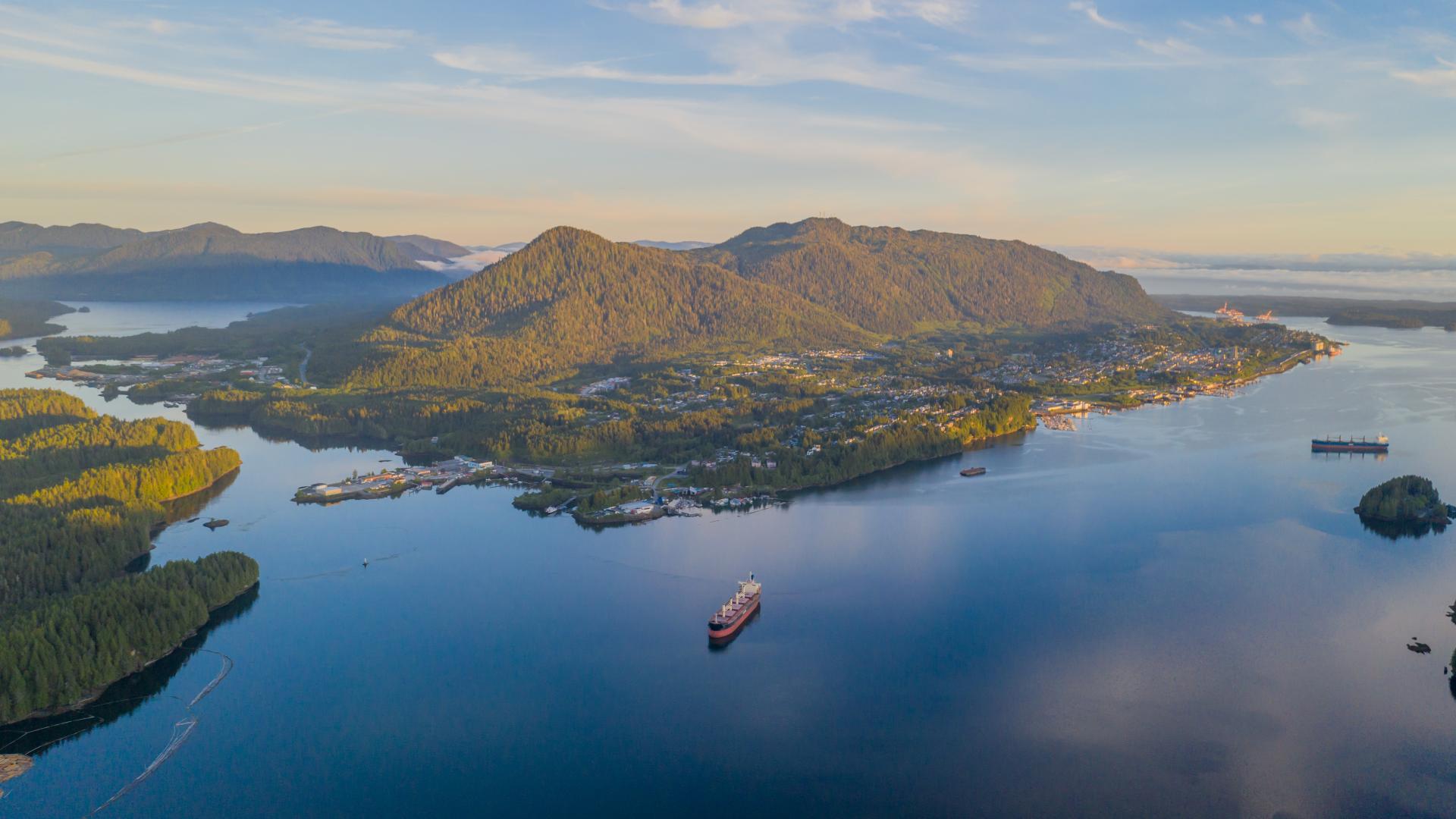 prince rupert from above