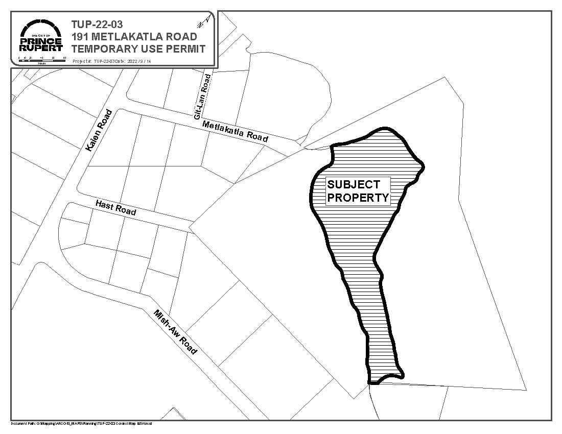 map of subject property 