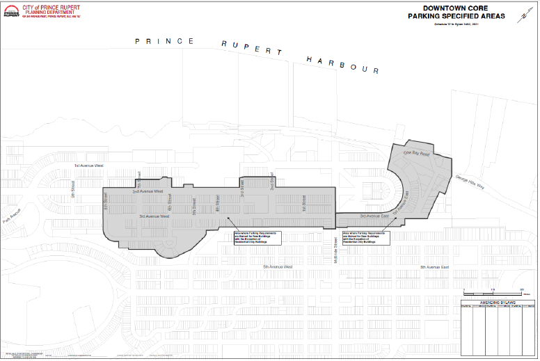 Map of Parking Specified Area