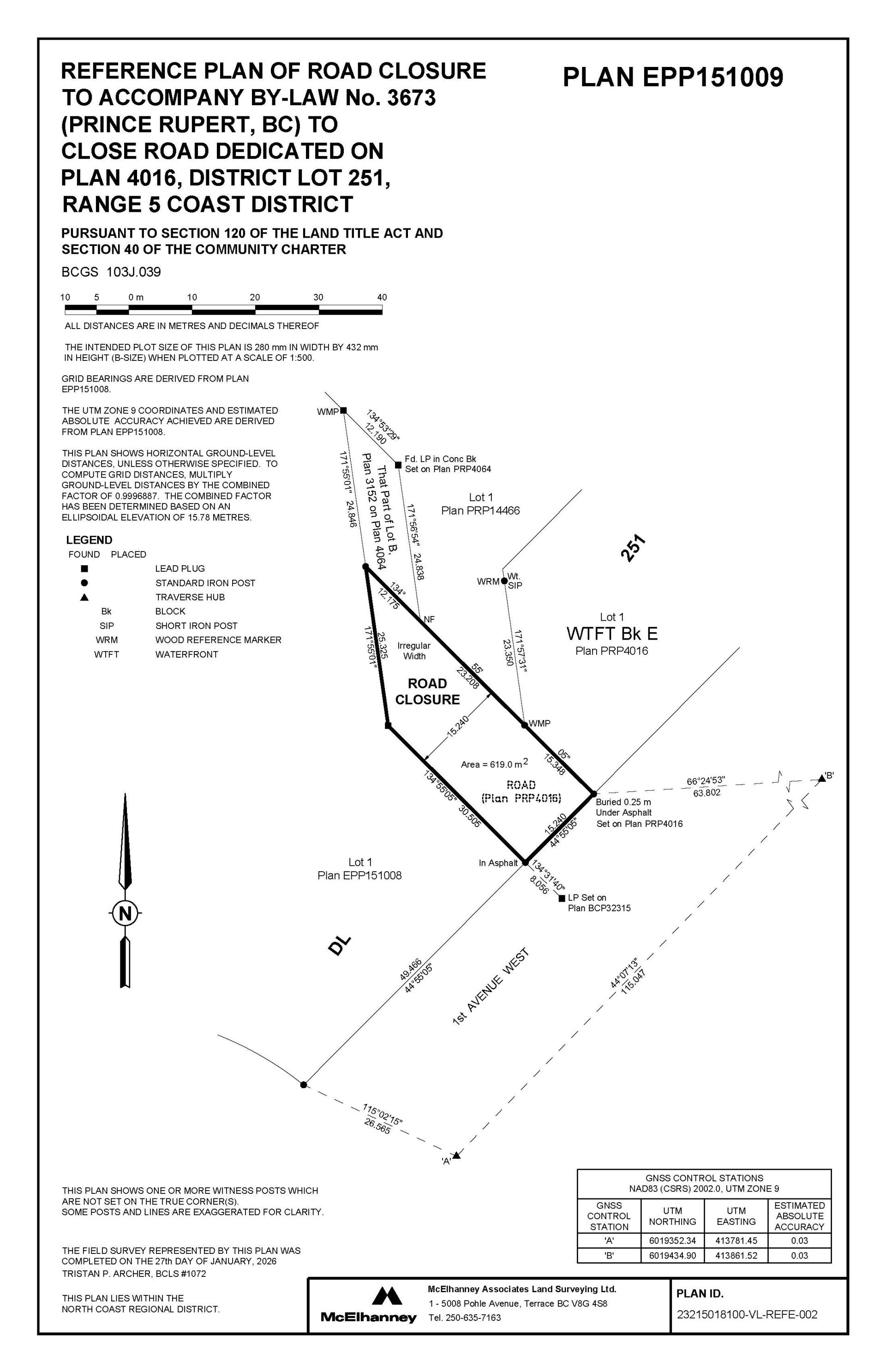 Crest Lane Closure